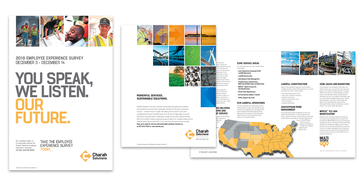 Charah Solutions brand architecture brochure image