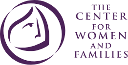 The Center for Women and Families logo