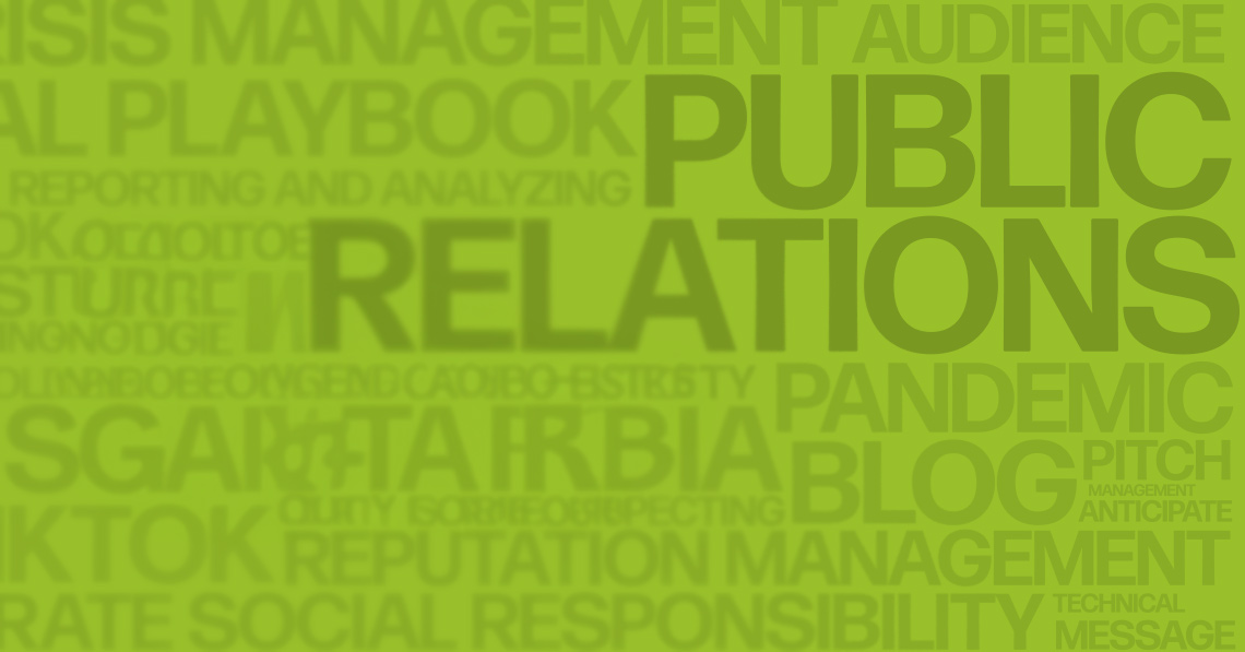 Different words answering the question what does public relations do