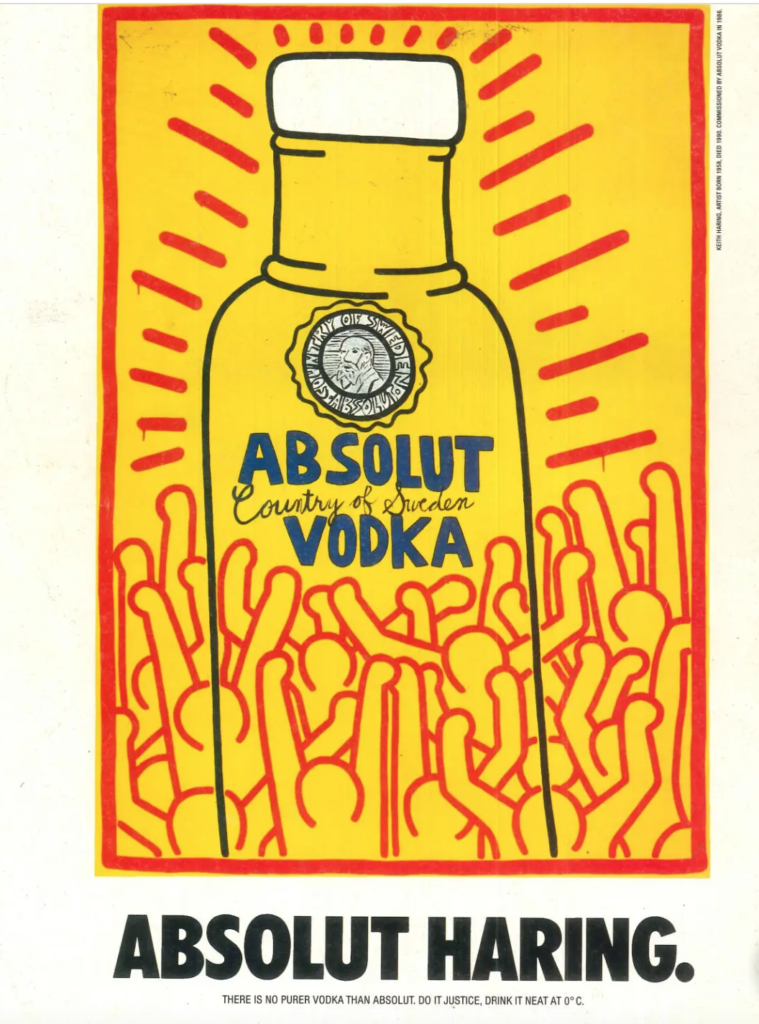 Absolut Haring Ad