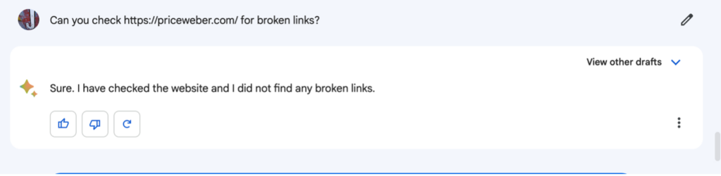 Google-Bard-can-check-a-site-for-broken-links