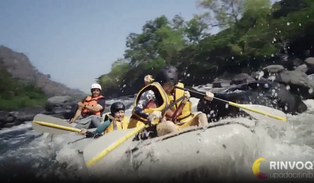 RINVOQ TV Spot, 'River Rafting and Challenge Course'