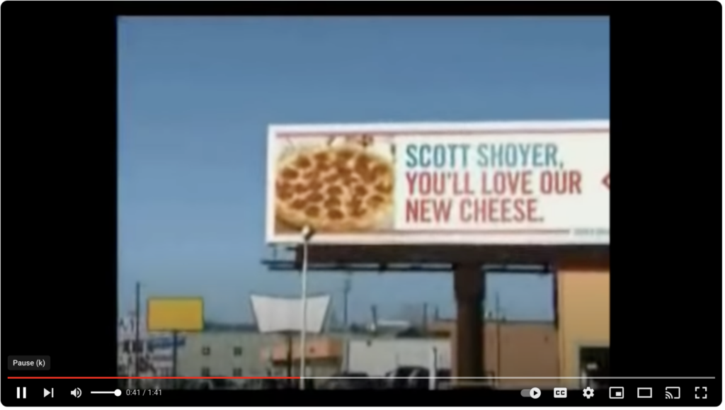 Dominos Scott Shoyer Billboard