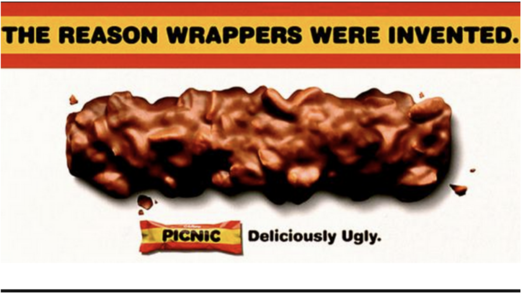 PicNic Candy bar Ad - Delicious Ugly