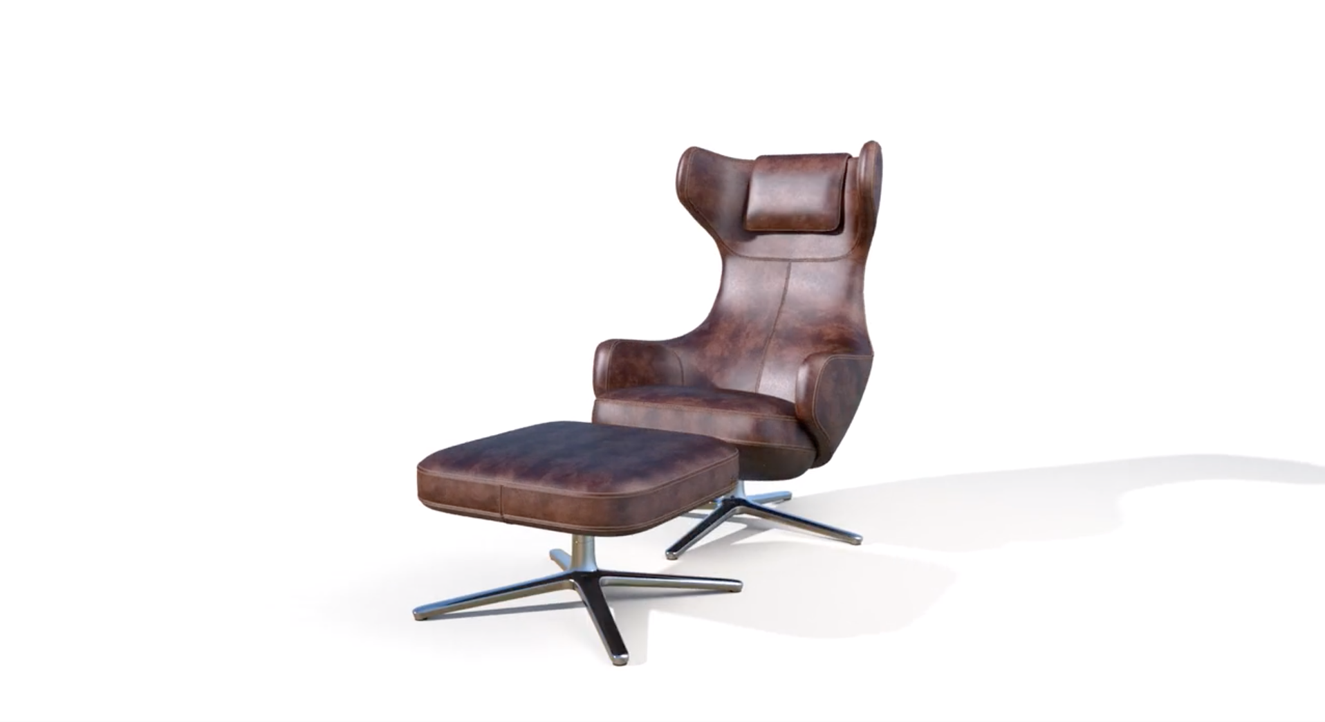 3D Rendering of armchair