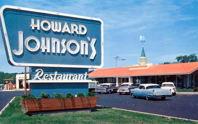 Howard Johnson's Restaurant sign