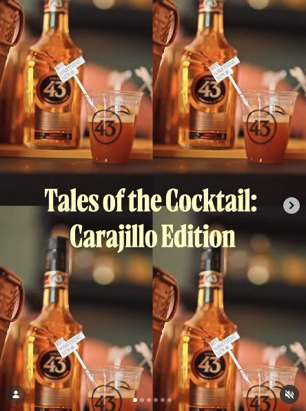 Creator carousel titled "Tales of the Cocktail: Carajillo Edition"